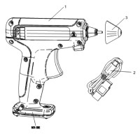 Black & Decker BCGL115OB Type 1 Glue Gun Spare Parts